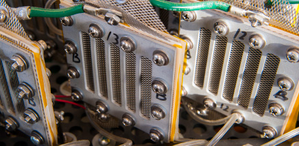 Close up of computer circuit board